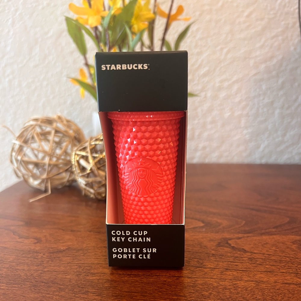 BNWB Starbucks Key Chain Dragonfruit color